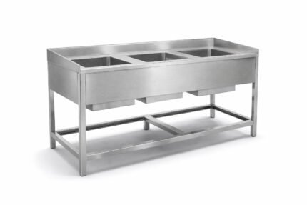 Three Bowl Washing Sink